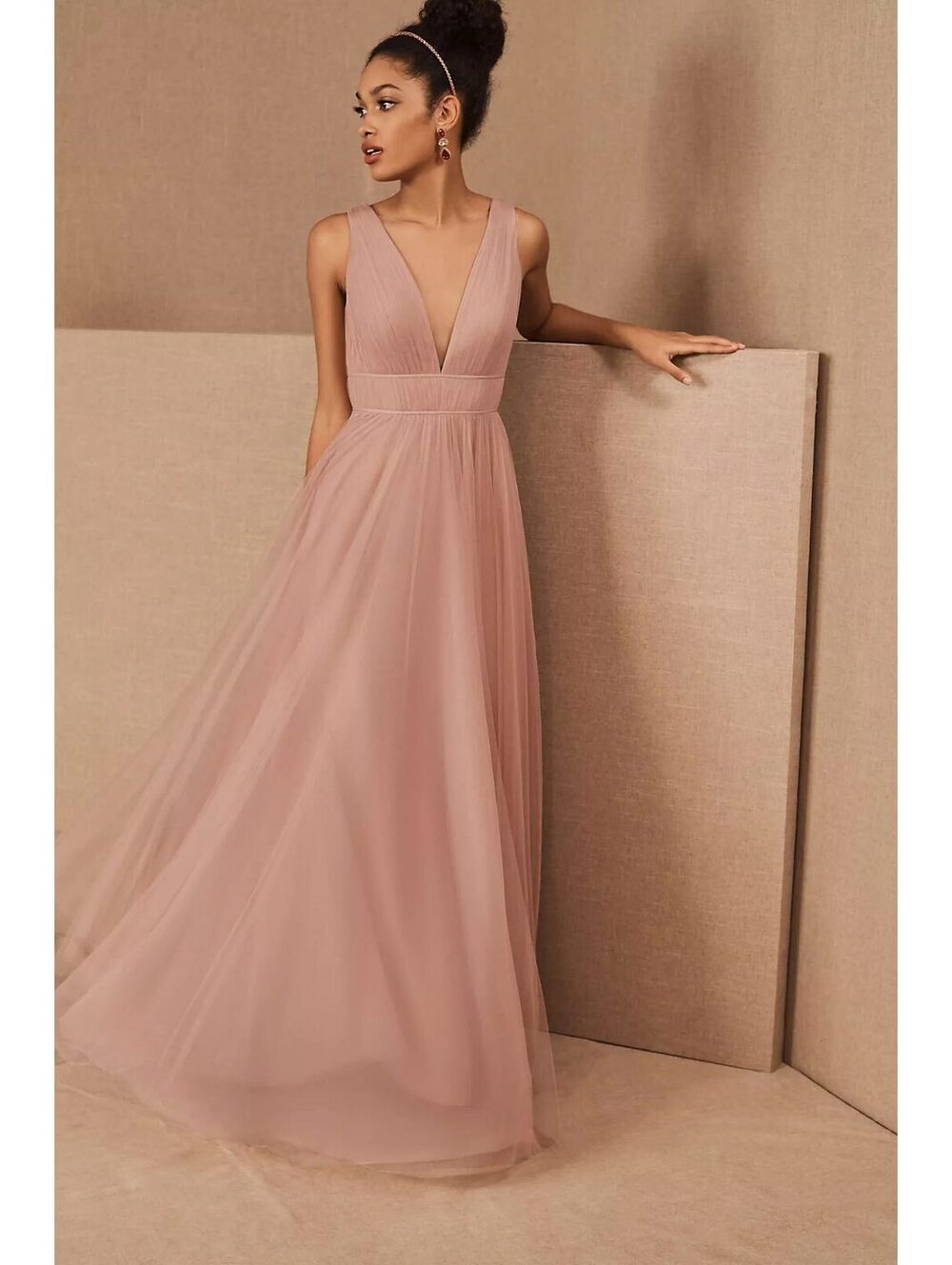 JENNY YOO BHDLN Anthropologie Sarita Gown formal Maxi Dress